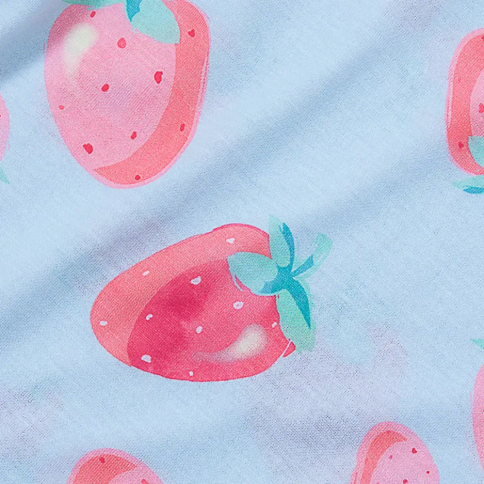 Girls Short Sleeve Tee and Shorts Pajama Set