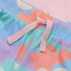 Girls Short Sleeve Tee and Shorts Pajama Set