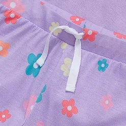 Girls Short Sleeve Tee and Shorts Pajama Set