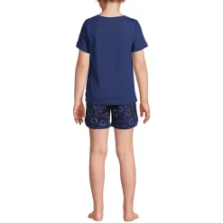 Girls Short Sleeve Tee and Shorts Pajama Set