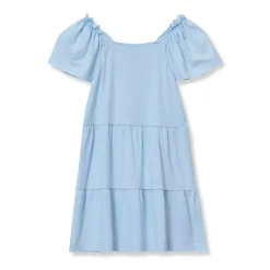 Girls Short Sleeve Tiered Tunic Top