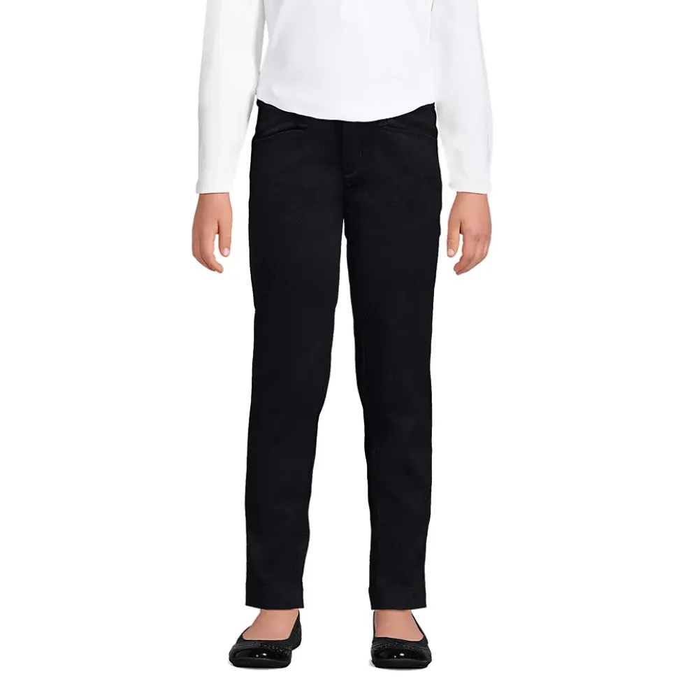 Girls Slim Fit Stretch Chino Pants