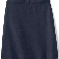 Girls Solid A-line Skirt Below the Knee