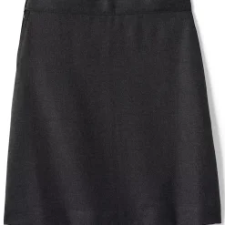 Girls Solid A-line Skirt Below the Knee