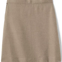 Girls Solid A-line Skirt Below the Knee