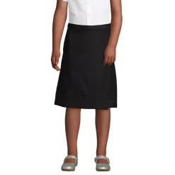 Girls Solid A-line Skirt Below the Knee