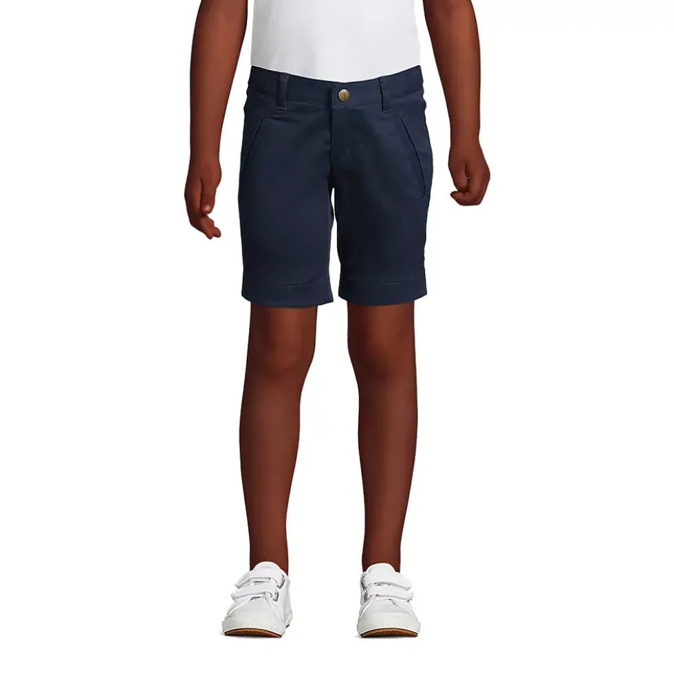 Girls Stretch Chino Bermuda Shorts