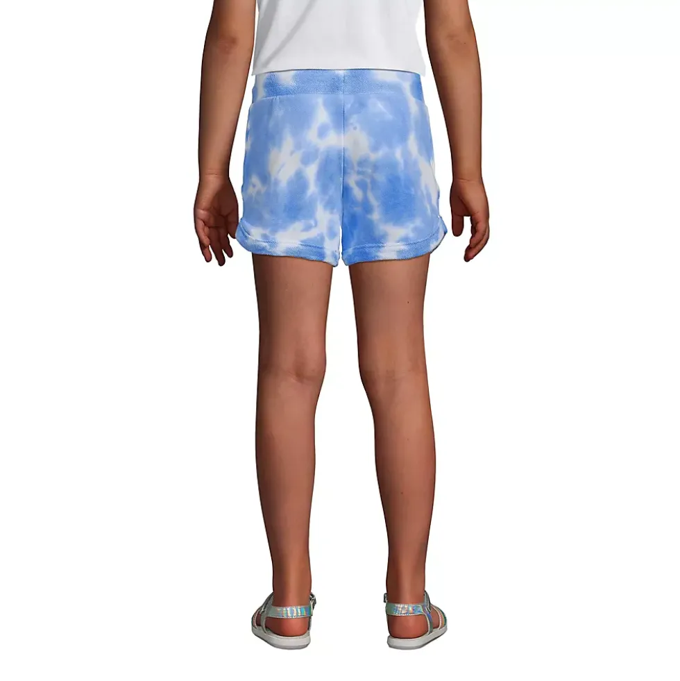 Girls Terry Cloth Pull On Sweat Shorts