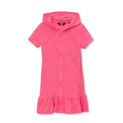 Girls Terry Zip Front Cover Up Dress