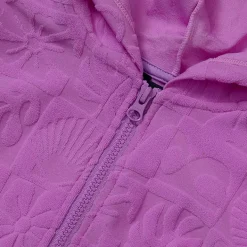 Girls Terry Zip Front Cover Up Dress