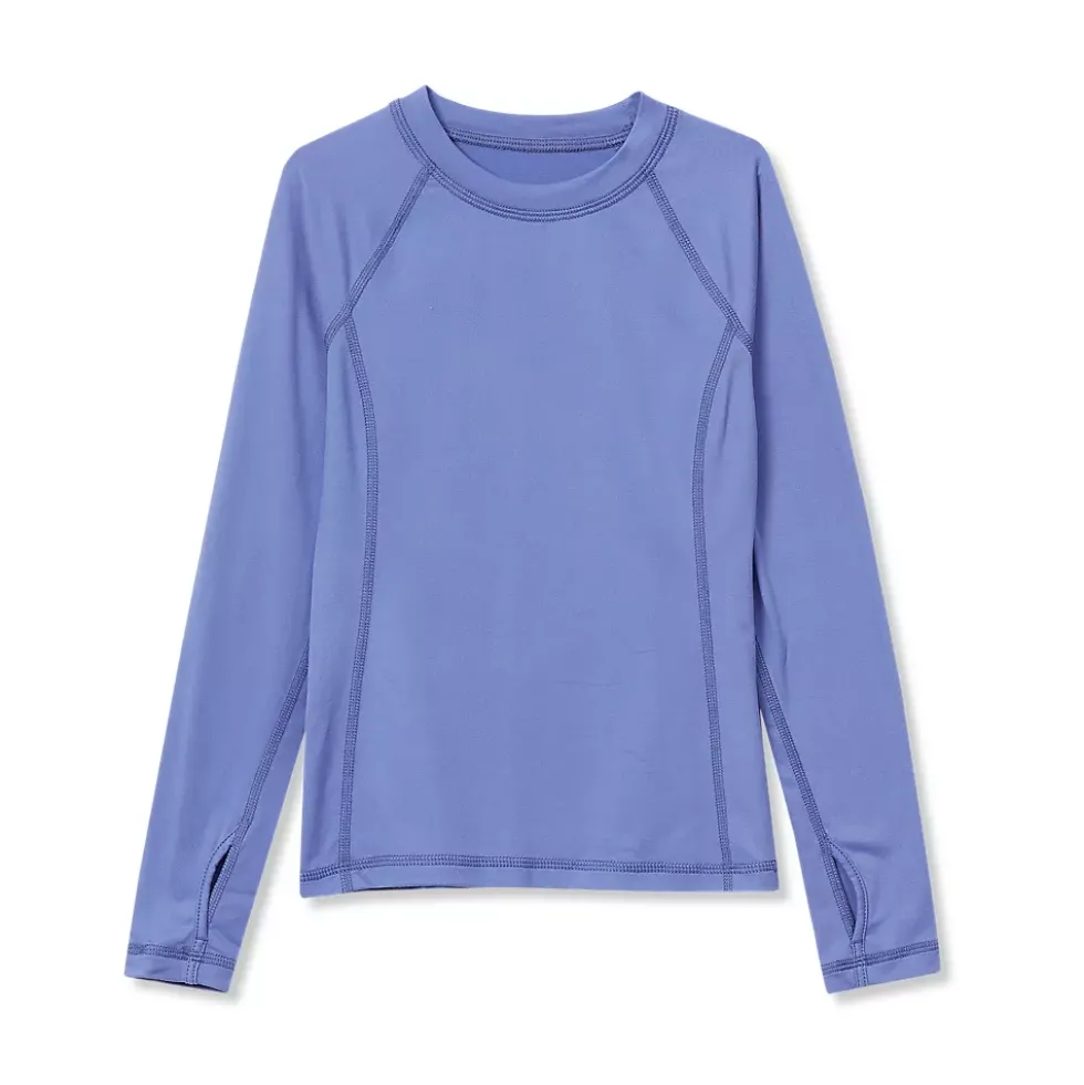 Girls Thermal Base Layer Long Underwear Thermaskin Crew Neck Shirt