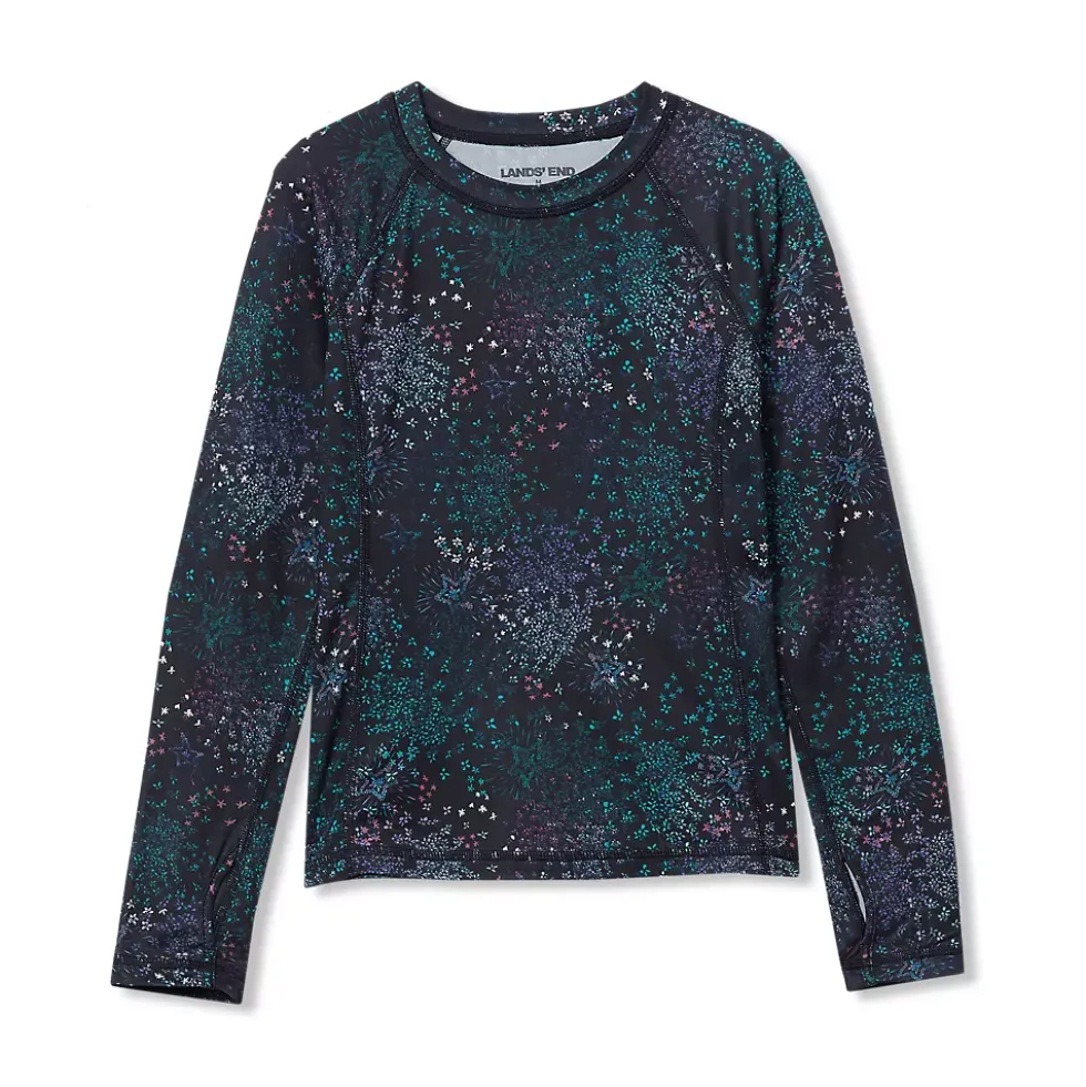 Girls Thermal Base Layer Long Underwear Thermaskin Crew Neck Shirt
