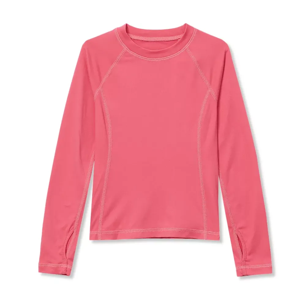 Girls Thermal Base Layer Long Underwear Thermaskin Crew Neck Shirt