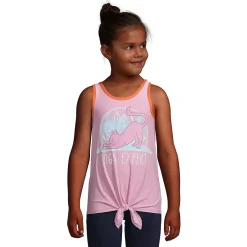 Girls Tie Back Active Tank