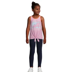 Girls Tie Back Active Tank