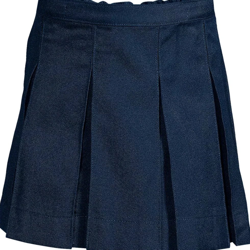 Girls Top of Knee Box Pleat Skirt