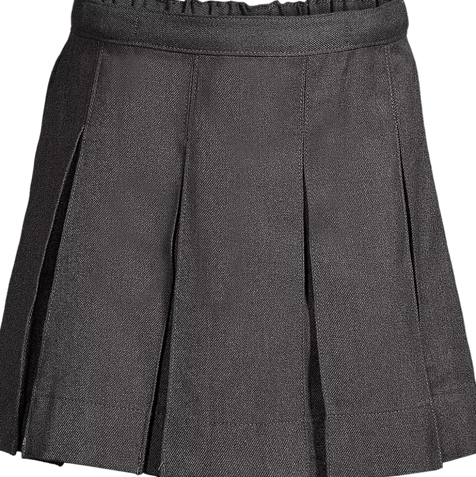 Girls Top of Knee Box Pleat Skirt