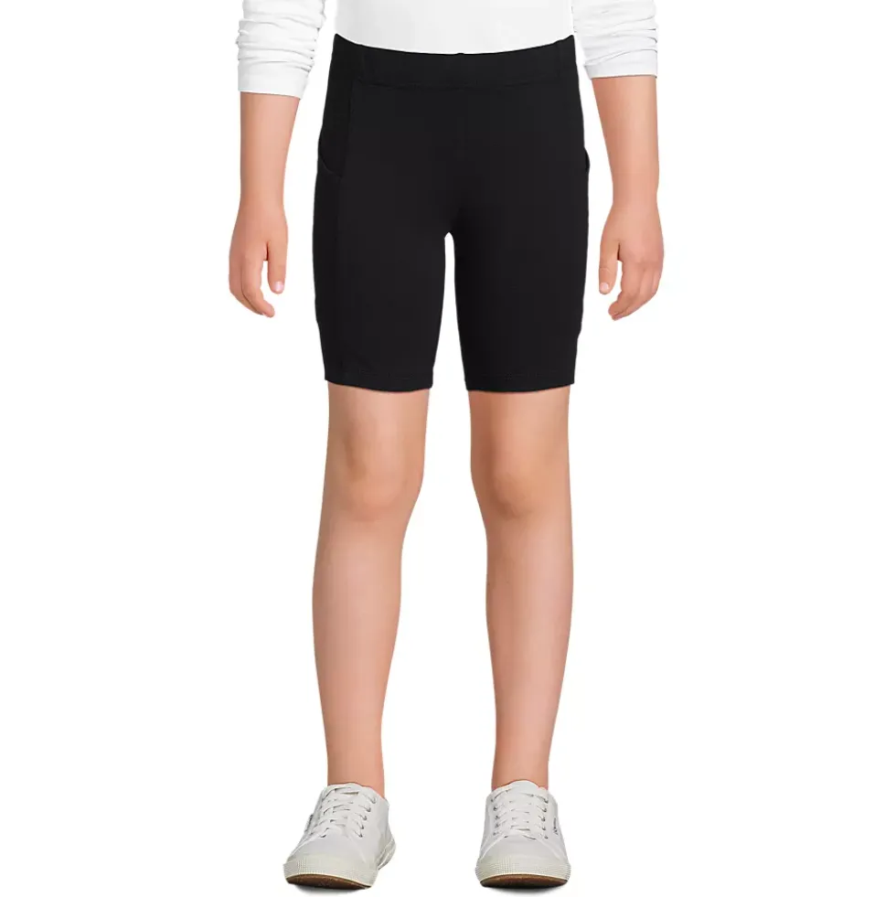 Girls Tough Cotton Bike Short with Pockets