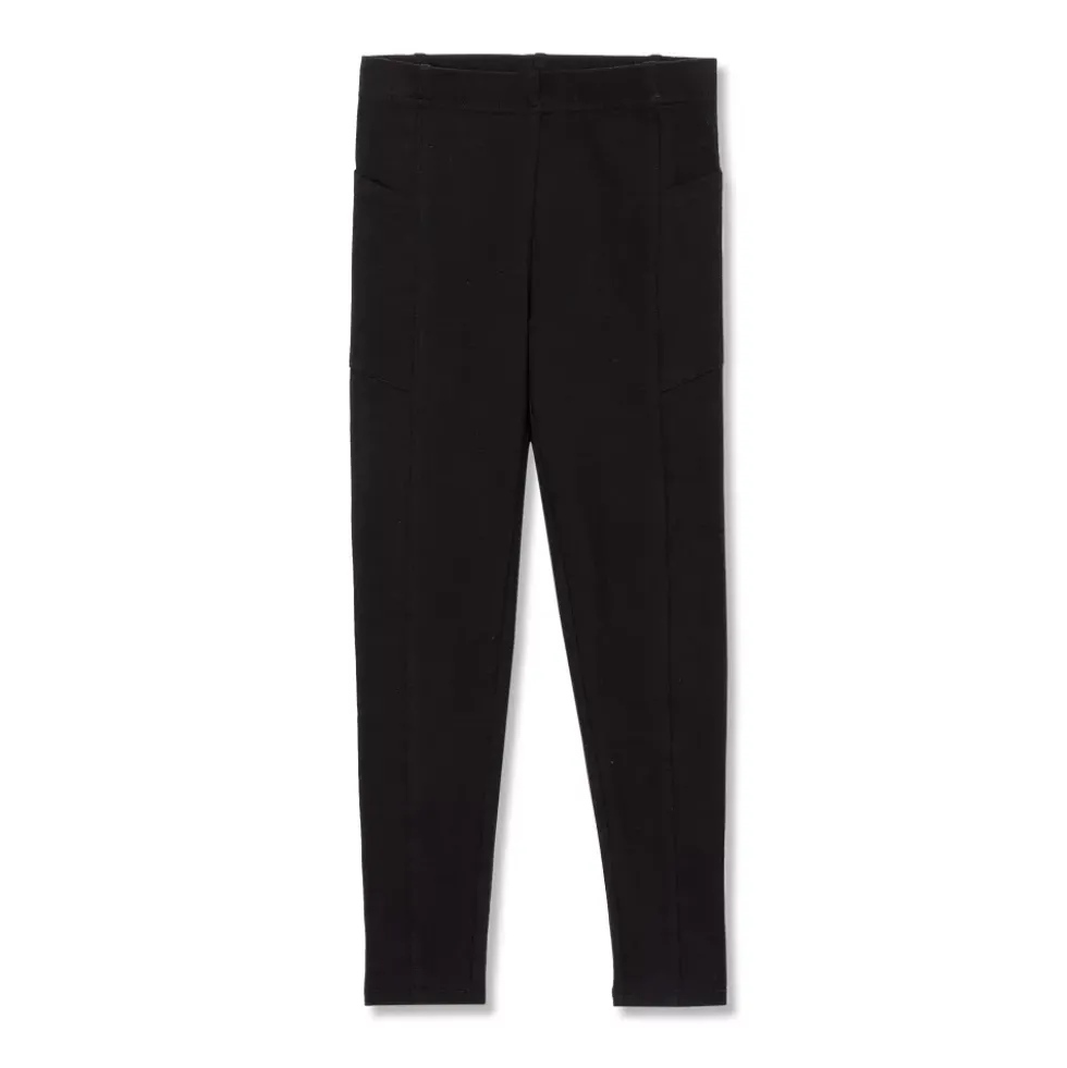 Girls Tough Cotton Legging with Pocket
