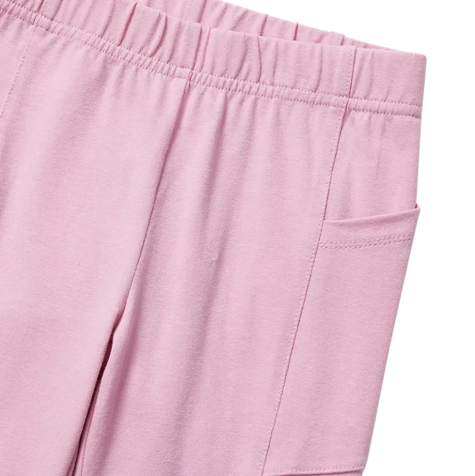 Girls Tough Cotton Legging with Pocket