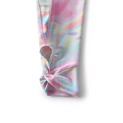 Girls Twist Hem Active Leggings