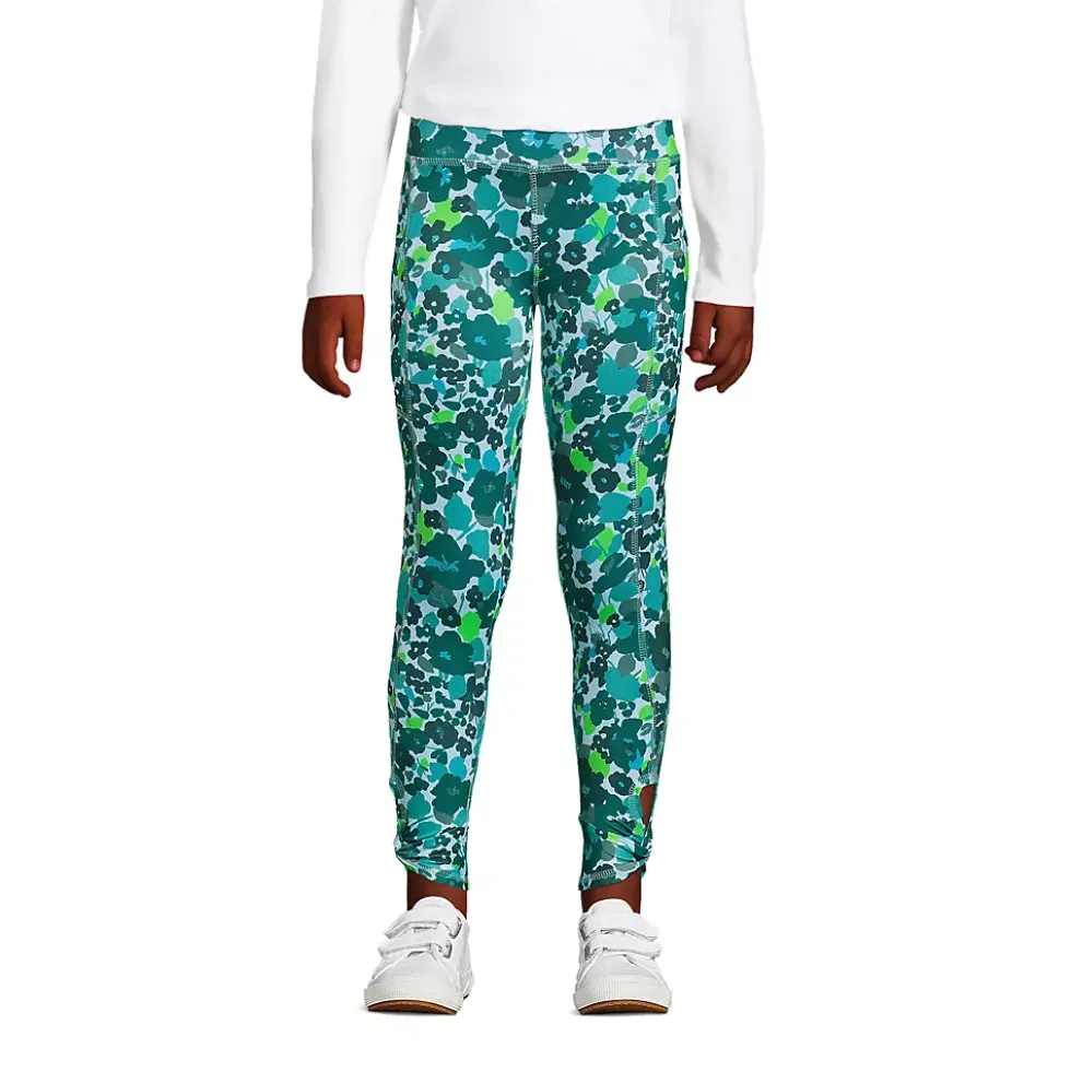 Girls Twist Hem Active Leggings