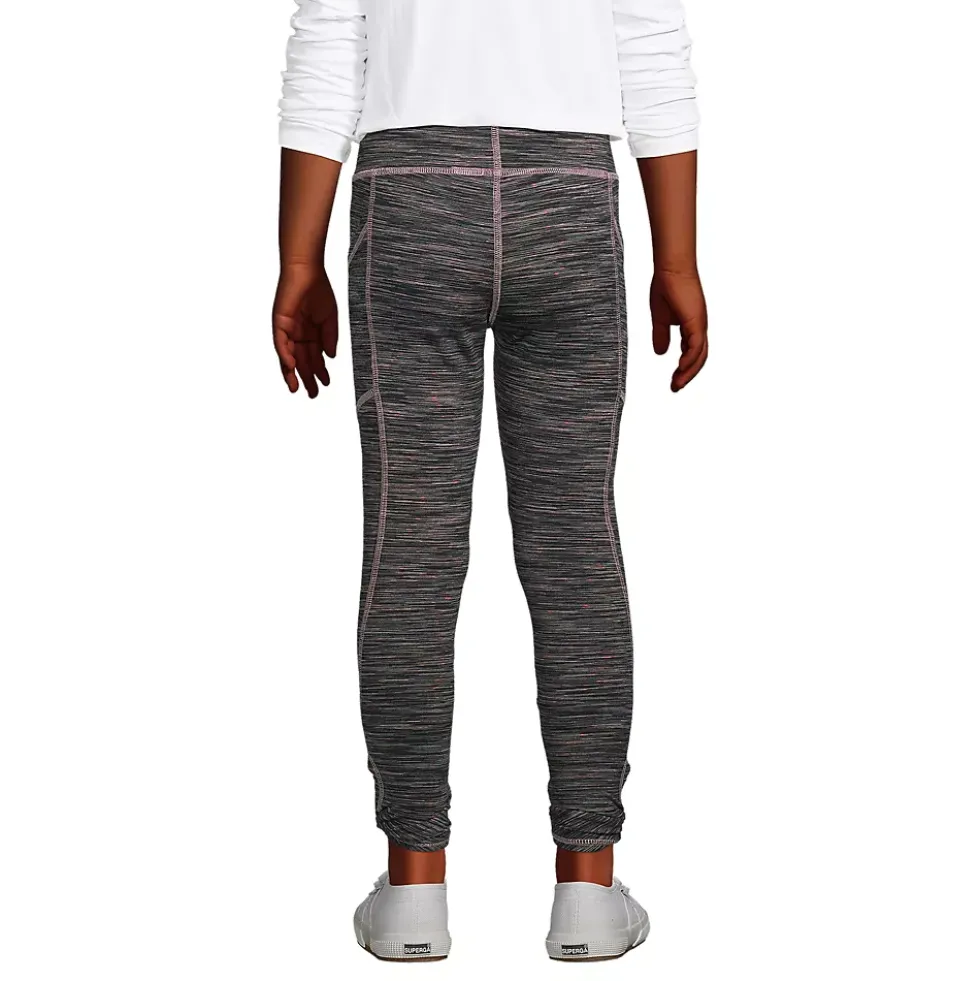 Girls Twist Hem Active Leggings