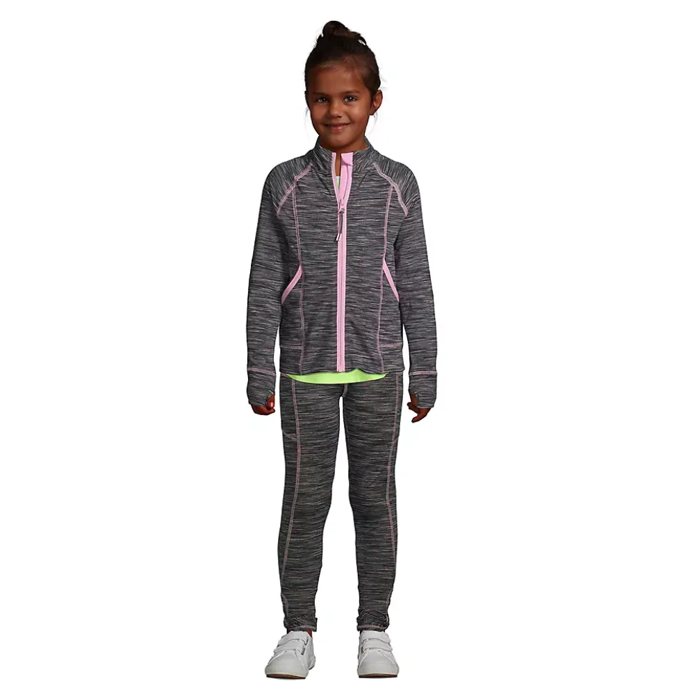 Girls Twist Hem Active Leggings
