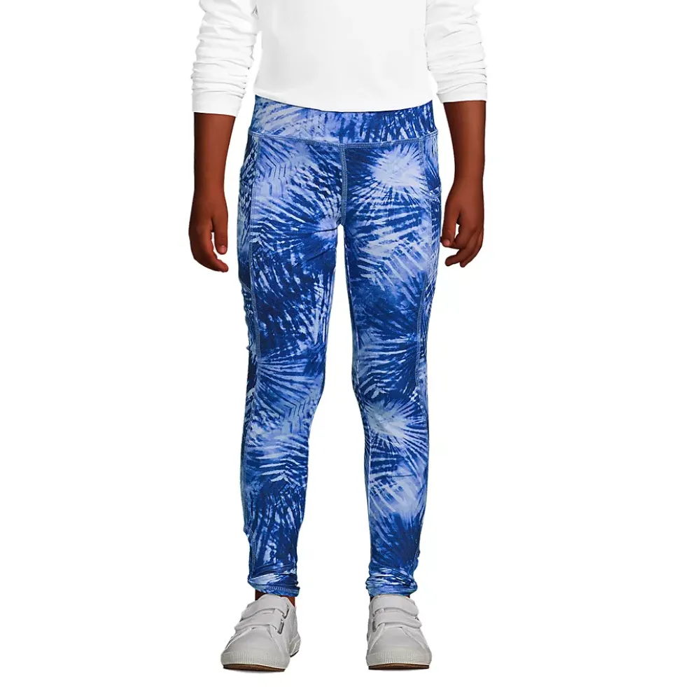 Girls Twist Hem Active Leggings