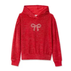 Girls Velour Hoodie Sweatshirt