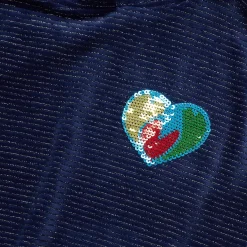 Girls Velour Hoodie Sweatshirt