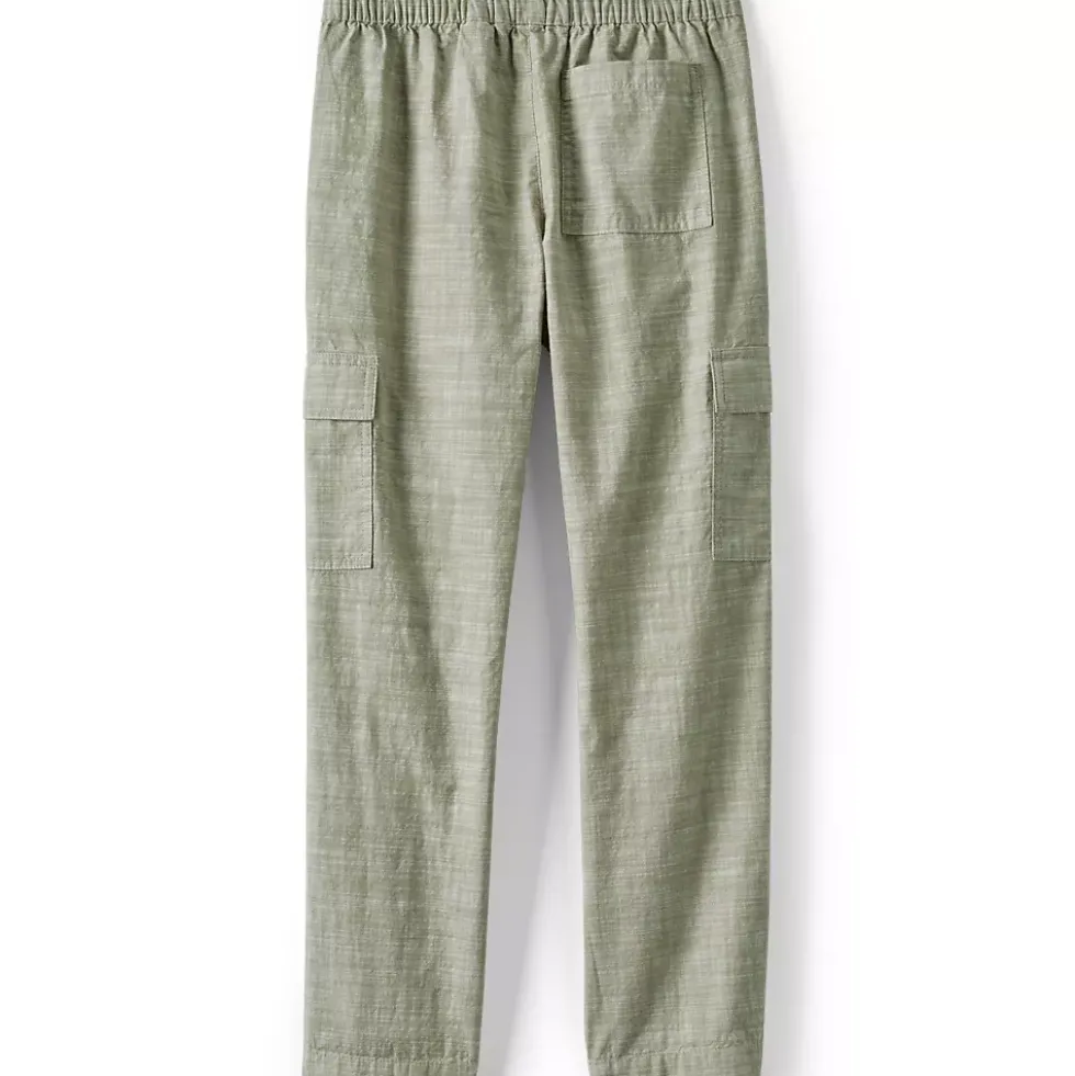 Girls Woven Pull On Utility Cargo Pants