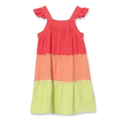 Girls Woven Tiered Dress