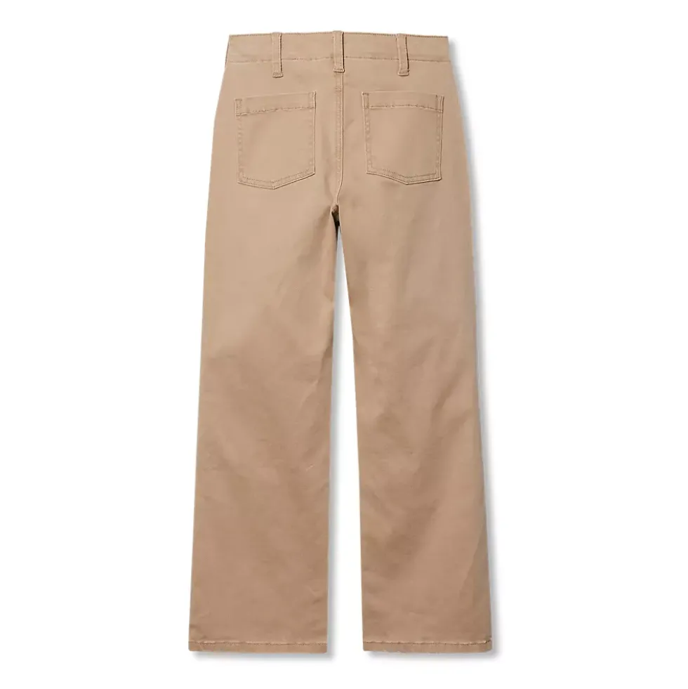 Girls Woven Utility Cargo Pant with Pockets