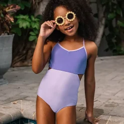 Girls X-Back One Piece Swimsuit