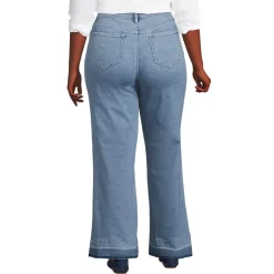 High Rise Wide Leg Denim Jeans