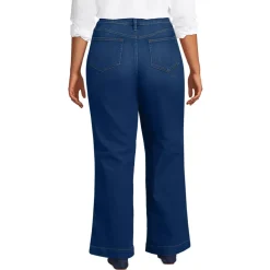 High Rise Wide Leg Denim Jeans