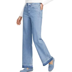 High Rise Wide Leg Denim Jeans