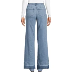 High Rise Wide Leg Denim Jeans