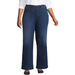 High Rise Wide Leg Denim Jeans