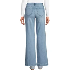 High Rise Wide Leg Denim Jeans