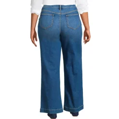 High Rise Wide Leg Denim Jeans