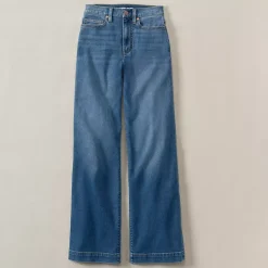 High Rise Wide Leg Denim Jeans