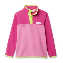 Kids Anyweather Fleece Snap Neck Pullover