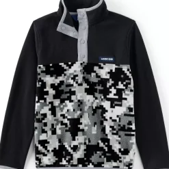 Kids Anyweather Fleece Snap Neck Pullover
