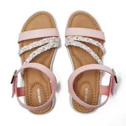 Kids Braided Easy On Dress Sandals