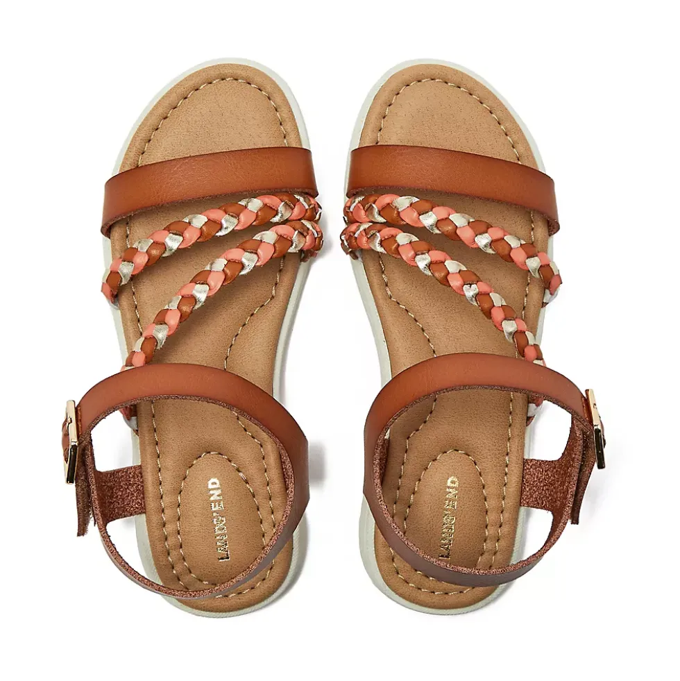 Kids Braided Easy On Dress Sandals