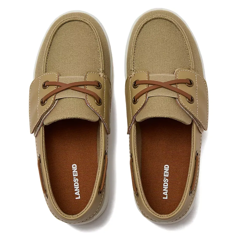 Kids Canvas Easy On Boat Shoes