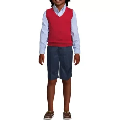 Kids Cotton Modal Fine Gauge Sweater Vest