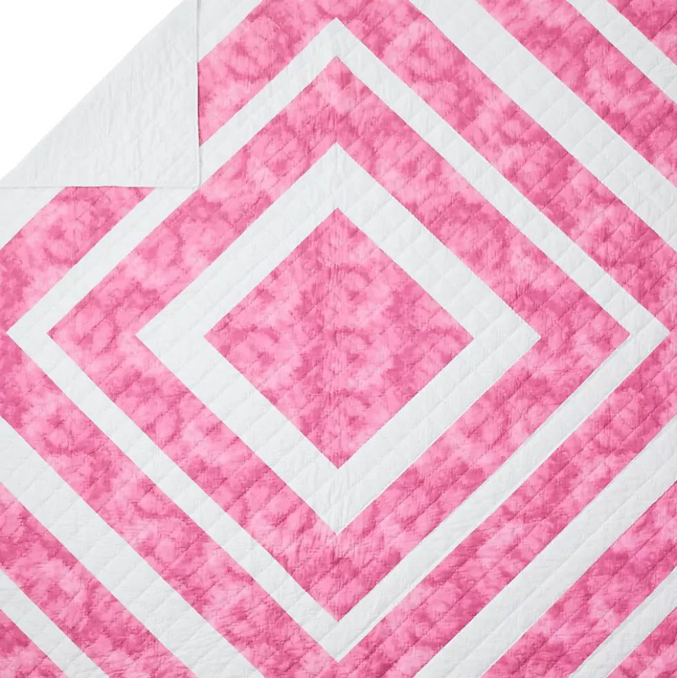 Kids Cotton Tie Dye Patchwork Quilt
